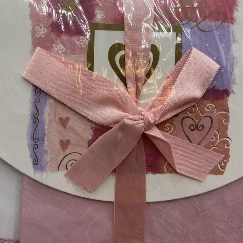 Winking Moon Press Stationery Portfolio Set 20 Sheets 10 Envelopes Pink Desk New